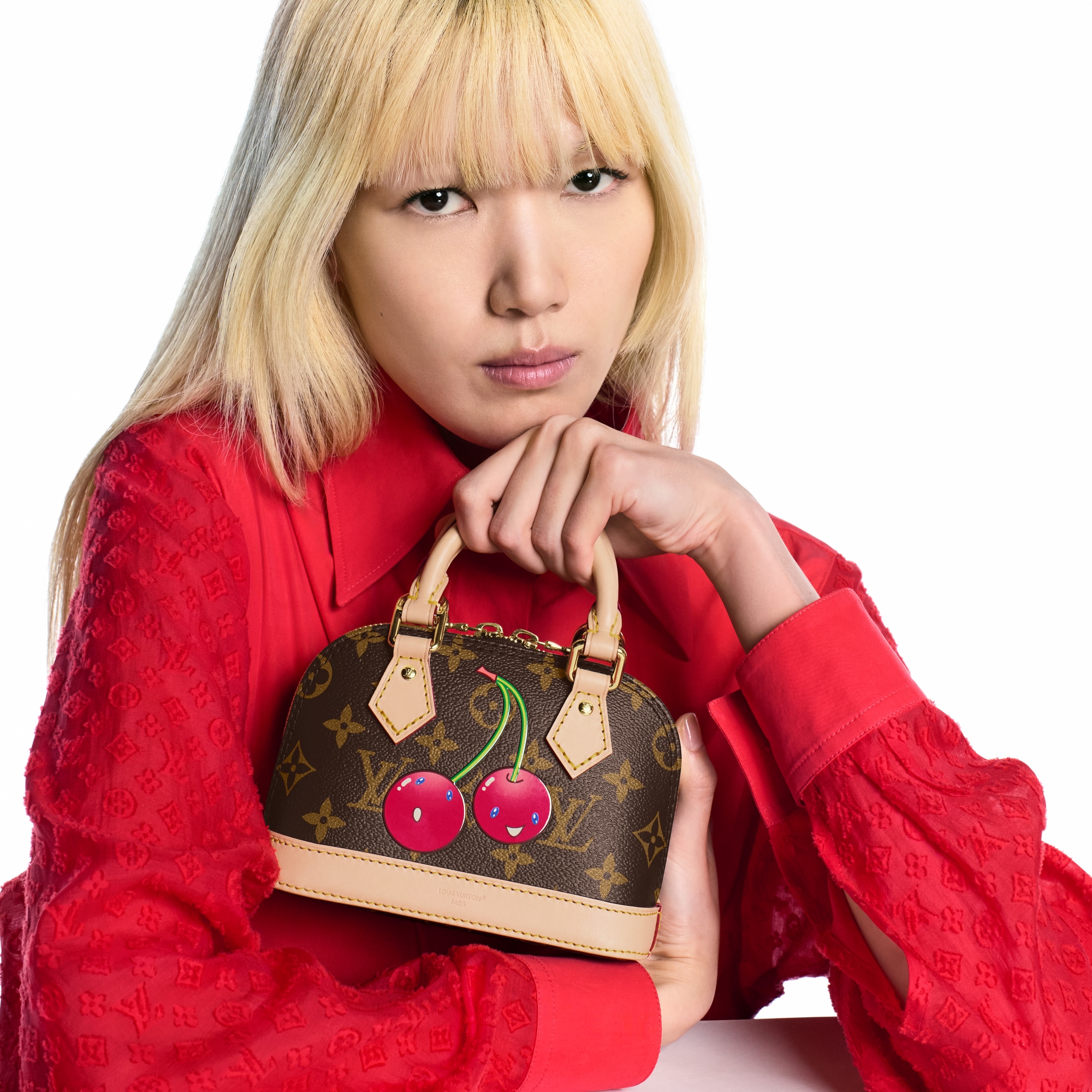 ルイヴィトン　LV × TM ナノ・アルマ　村上隆　チェリー ルイ·ヴィトン】「LOUIS VUITTON × MURAKAMI」第3章よりクリーンな
